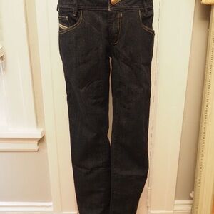 Diesel Dark Blue Women's Straight Leg Jeans